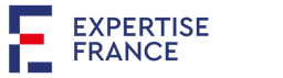 Expertise France logo, French international technical cooperation agency and MIC partner for institutional support and capacity building