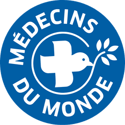 Médecins du Monde logo, international medical NGO and MIC partner for humanitarian health, community health and vulnerable populations